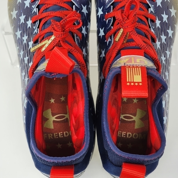 Under Armour Spotlight Lux MC LE USA Football Cleats 3025366-100 Men Sz 11.5 New main image 10